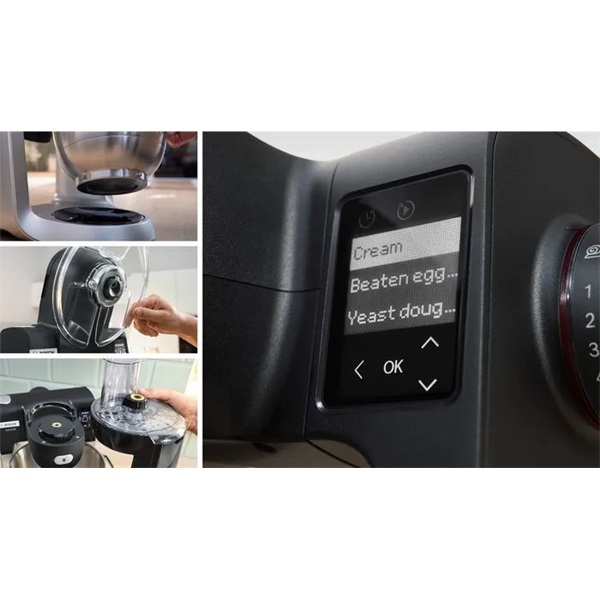 Bosch MUMS6ZS23D MUM Serie6 1600W, 5,5L, fekete-inox konyhai robotgép