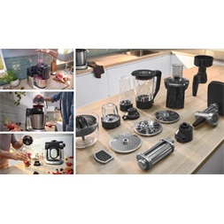 Bosch MUMS6ZS23D MUM Serie6 1600W, 5,5L, fekete-inox konyhai robotgép