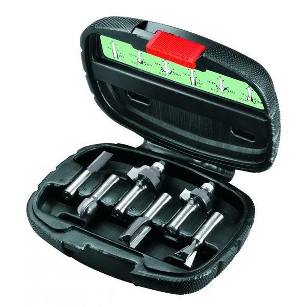 Bosch POF 1400 ACE felsőmaró + 6 részes marószár készlet