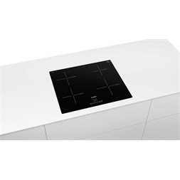 Bosch PUE611BB1E fekete, beépíthető, indukciós, főzőzóna: 4, beépíthető méret: 56cm, főzőlap