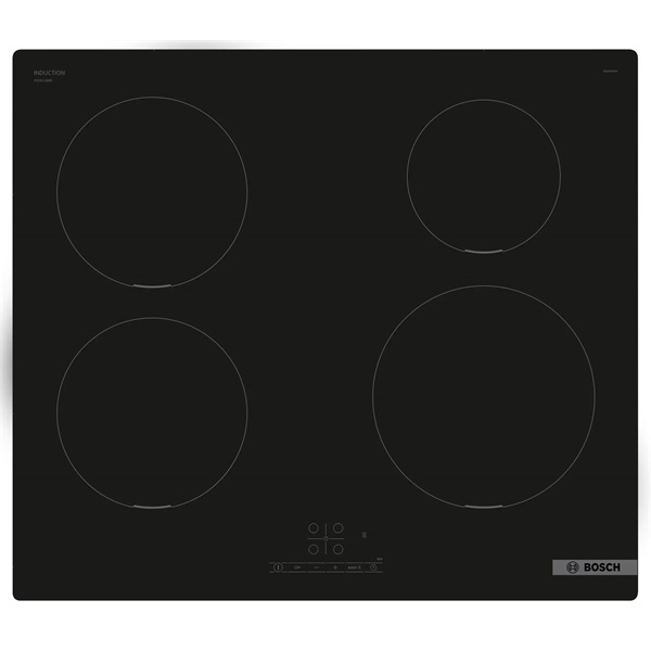 Bosch PUE611BB5E fekete, beépíthető, indukciós, főzőzóna: 4, beépíthető méret: 56cm, főzőlap