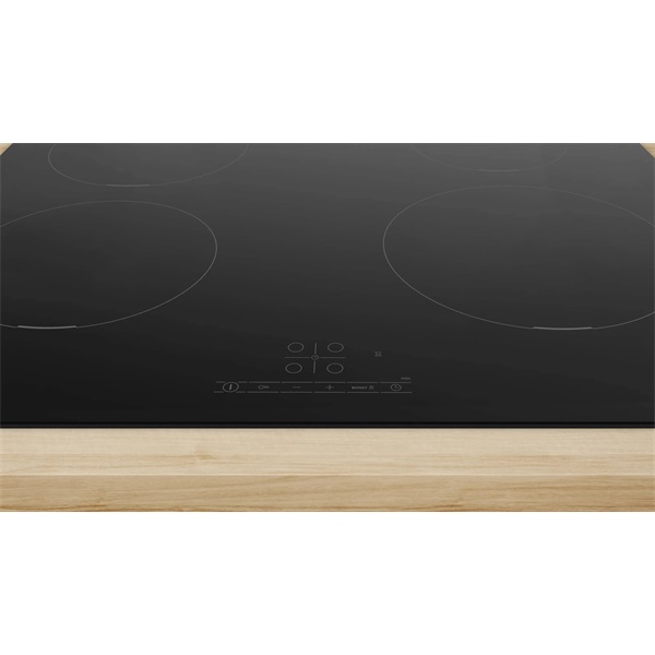 Bosch PUE611BB5E fekete, beépíthető, indukciós, főzőzóna: 4, beépíthető méret: 56cm, főzőlap