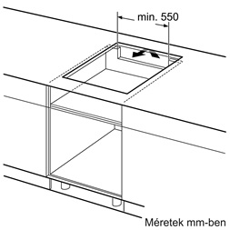 Bosch PUE611BB5E fekete, beépíthető, indukciós, főzőzóna: 4, beépíthető méret: 56cm, főzőlap