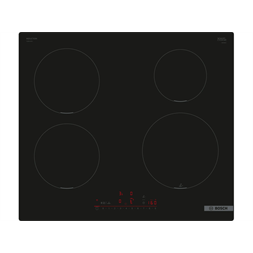 Bosch PUE611HC1E fekete, beépíthető, indukciós, főzőzóna: 4, beépíthető méret: 56cm, főzőlap