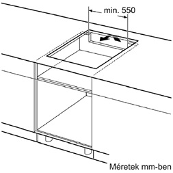 Bosch PUE64KBB5E fekete, beépíthető, indukciós, főzőzóna: 4, beépíthető méret: 56cm, főzőlap