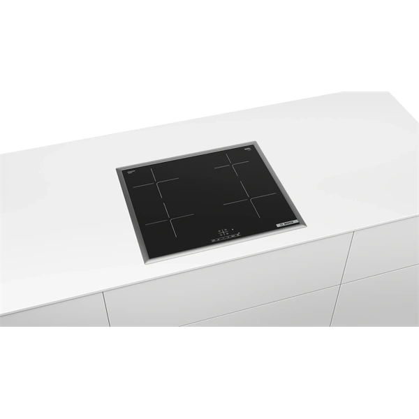 Bosch PUE64KBB5E fekete, beépíthető, indukciós, főzőzóna: 4, beépíthető méret: 56cm, főzőlap