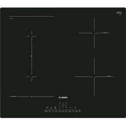 Bosch PVS611FC5E fekete, beépíthető, indukciós, főzőzóna: 4, beépíthető méret: 56cm, főzőlap