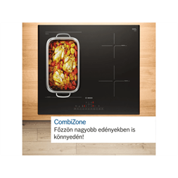 Bosch PVS631HB1E fekete, beépíthető, indukciós, főzőzóna: 4, beépíthető méret: 56cm, főzőlap