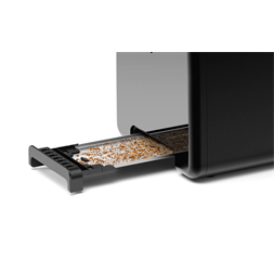 Bosch TAT3P423 DesignLine fekete 2 szeletes kenyérpirító (Újszerű)
