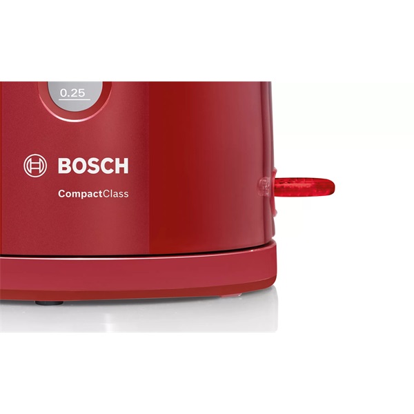 Bosch TWK3A014 CompactClass 1,7L-es vörös vízforraló