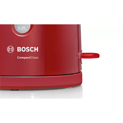Bosch TWK3A014 CompactClass 1,7L-es vörös vízforraló