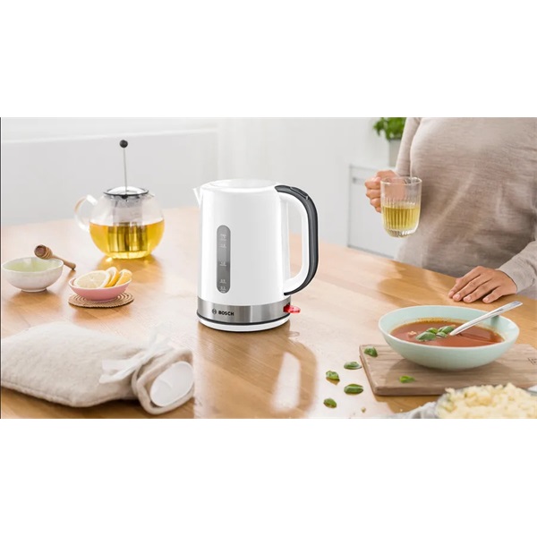 Bosch TWK6A511 1,7L-es fehér-szürke vízforraló