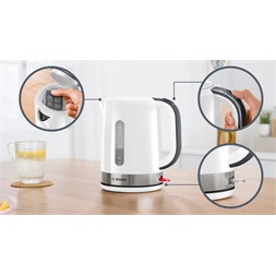 Bosch TWK6A511 1,7L-es fehér-szürke vízforraló