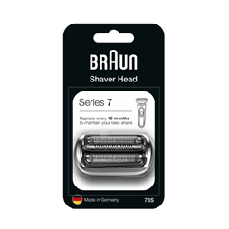Braun 73S Series 7 Flex borotvához használható ezüst combipack/pótfej