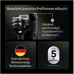 Braun 9667CC ezüst elektromos borotva