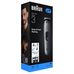Braun AIO 3500 multifunkciós testszőrzet ápoló