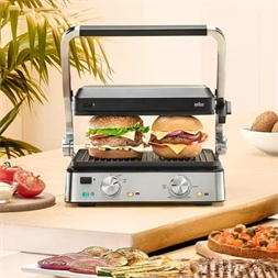 Braun CG7020 Multigrill alumínium kontaktgrill (Újracsomagolt)