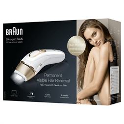 Braun Silk-expert IPL PL5054 fehér-arany villanófényes szőrtelenítő