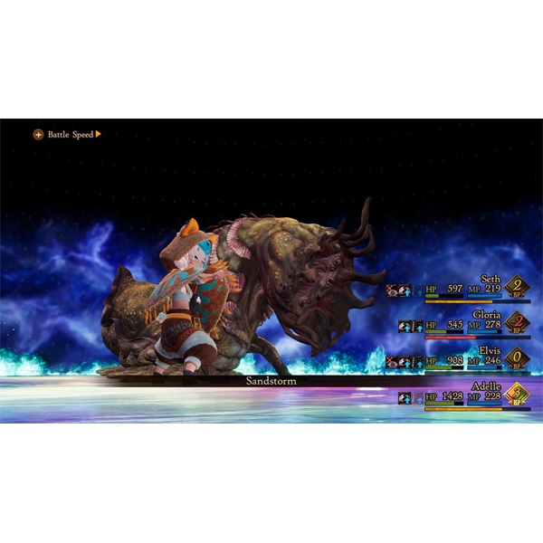 Bravely Default II Nintendo Switch játékszoftver (Használt - A)
