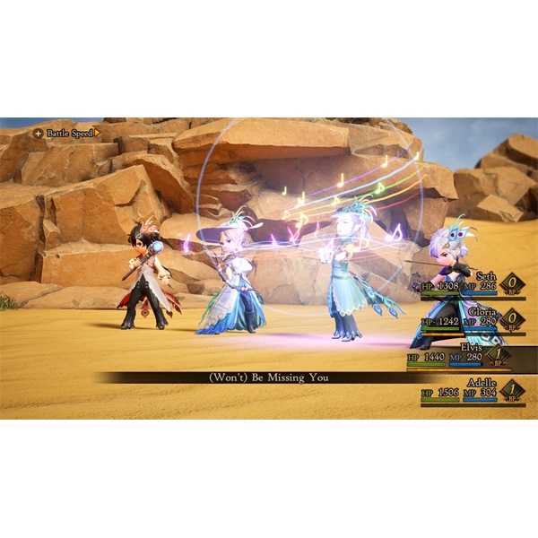 Bravely Default II Nintendo Switch játékszoftver (Használt - A)