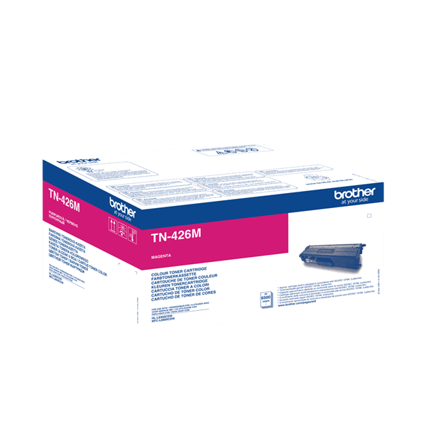 Brother Toner TN-426M, Szuper Nagy töltetű - 6500 oldal, magenta