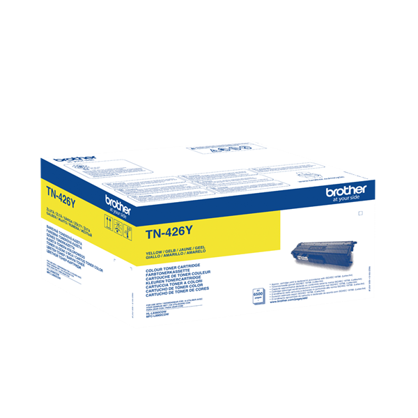 Brother Toner TN-426Y, Szuper Nagy töltetű - 6500 oldal, Sárga