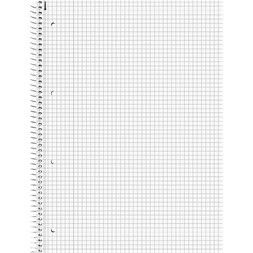 Brunnen Premium A4 80 lap kockás spirálfüzet