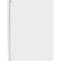 Brunnen Premium Duo A4 40+40 lap kockás és vonalas spirálfüzet