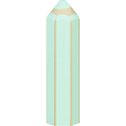 Brunnen ceruza alakú menta radír