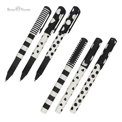 Bruno Visconti Dreamwrite Flora Black&White 0,7 mm, kék golyóstoll