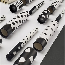 Bruno Visconti Dreamwrite Flora Black&White 0,7 mm, kék golyóstoll