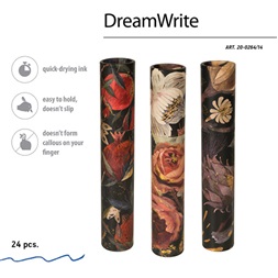 Bruno Visconti Dreamwrite Flora black night 0,7 mm, kék golyóstoll