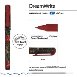 Bruno Visconti Dreamwrite Flora black night 0,7 mm, kék golyóstoll