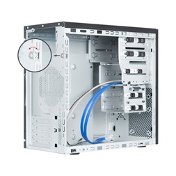 CHIEFTEC BD-25B-350GPB fekete 350W mATX ház