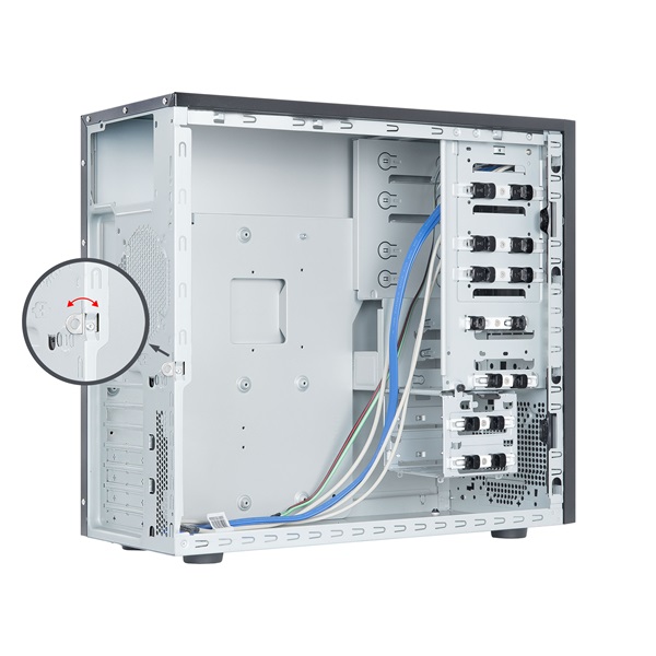 CHIEFTEC BM-25B-OK-OP fekete (táp nélküli) ATX ház