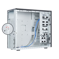 CHIEFTEC BM-25B-OK-OP fekete (táp nélküli) ATX ház