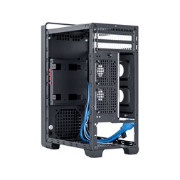 CHIEFTEC BT-06B-OP fekete (táp nélküli) mini-ITX ház