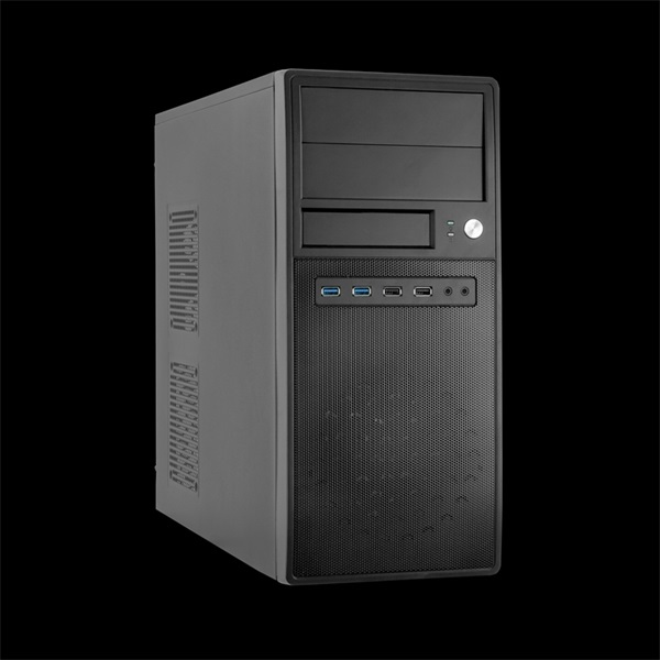 CHIEFTEC CG-04B-500APB fekete 500W ATX ház