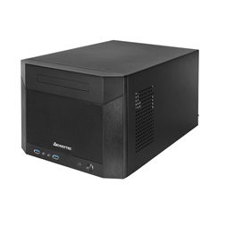 CHIEFTEC CN-01B-OP fekete (táp nélküli) mini-ITX ház