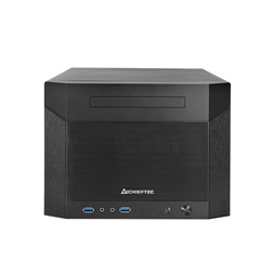 CHIEFTEC CN-01B-OP fekete (táp nélküli) mini-ITX ház