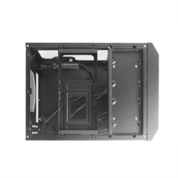 CHIEFTEC CN-01B-OP fekete (táp nélküli) mini-ITX ház