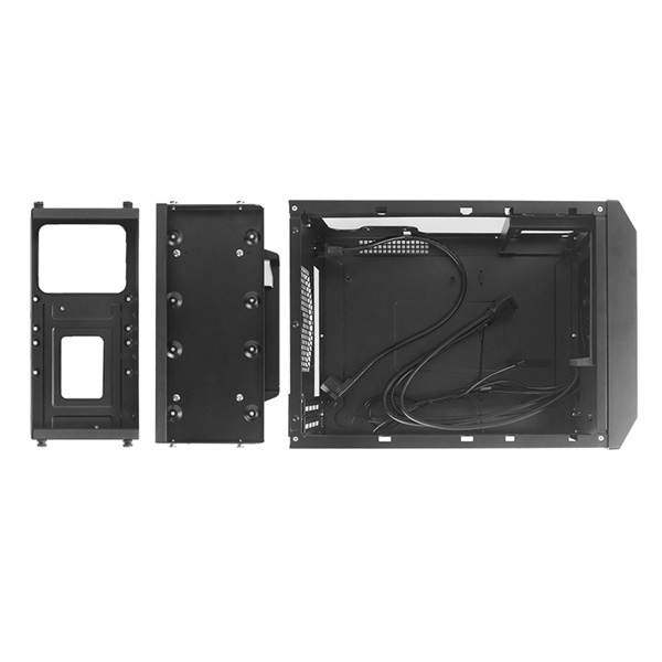 CHIEFTEC CN-01B-OP fekete (táp nélküli) mini-ITX ház