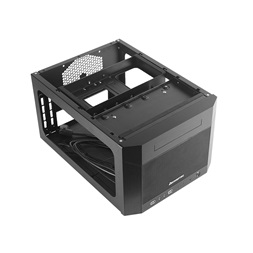 CHIEFTEC CN-01B-OP fekete (táp nélküli) mini-ITX ház