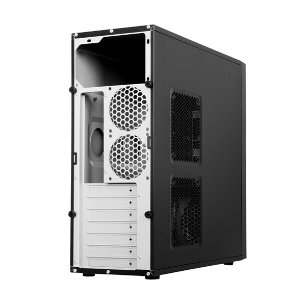 CHIEFTEC CQ-01B-U3-350GPB fekete 350W ATX ház