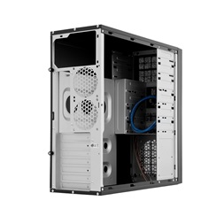 CHIEFTEC CQ-01B-U3-350GPB fekete 350W ATX ház