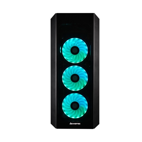 CHIEFTEC GL-03B-OP fekete (táp nélküli) ablakos ATX ház