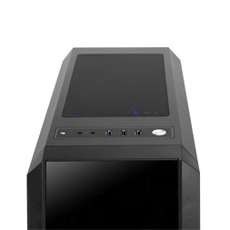 CHIEFTEC GL-03B-OP fekete (táp nélküli) ablakos ATX ház
