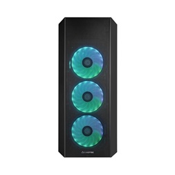 CHIEFTEC GL-04B-OP fekete (táp nélküli) ablakos ATX ház