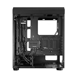 CHIEFTEC GL-04B-OP fekete (táp nélküli) ablakos ATX ház