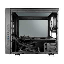 CHIEFTEC GM-01B-OP fekete (táp nélküli) ablakos mATX ház